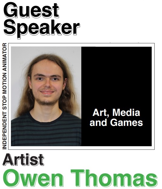 Guest Speaker Artist Owen Thomas