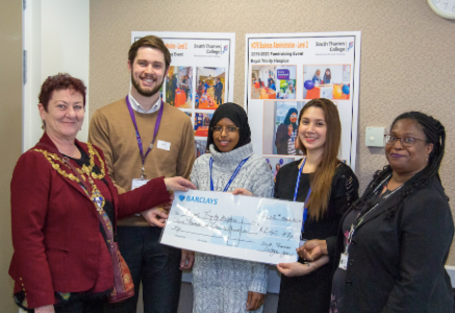 Business Learners Excel in Fundraising Activity for Royal Trinity Hospice